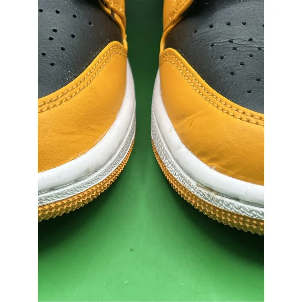 Nike Air Jordan 1 Mid Yellow Ochre White Black DQ8426-701 Men’s Size 8